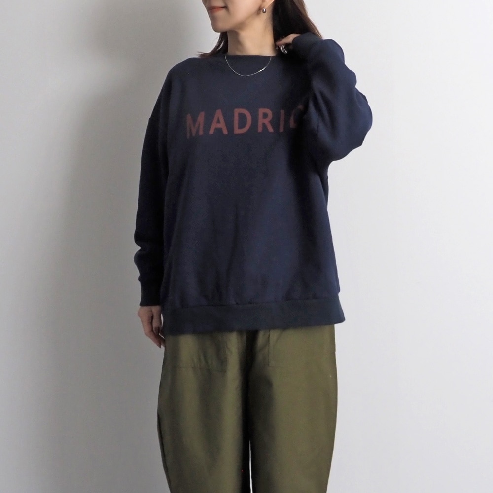 NARU(ナル) 30/10コーマ裏毛両面起毛 MADRIDプリントPO 669010