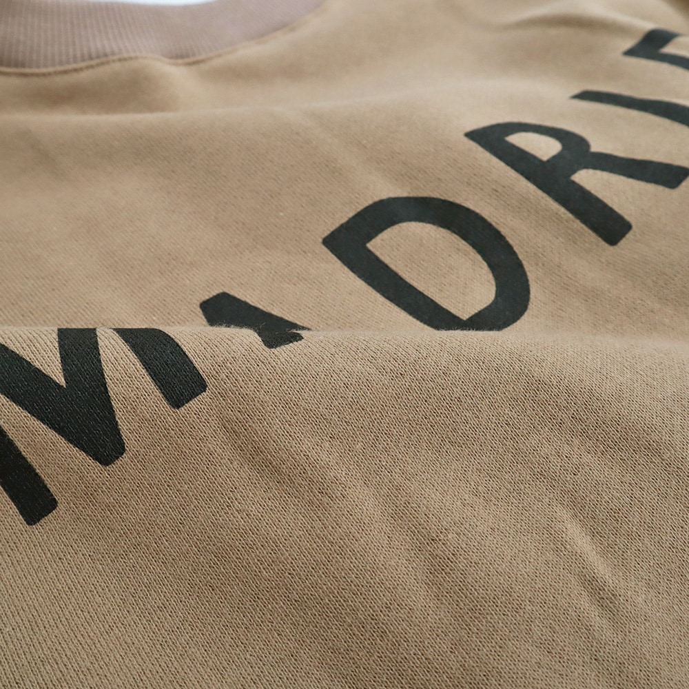 NARU(ナル) 30/10コーマ裏毛両面起毛 MADRIDプリントPO 669010