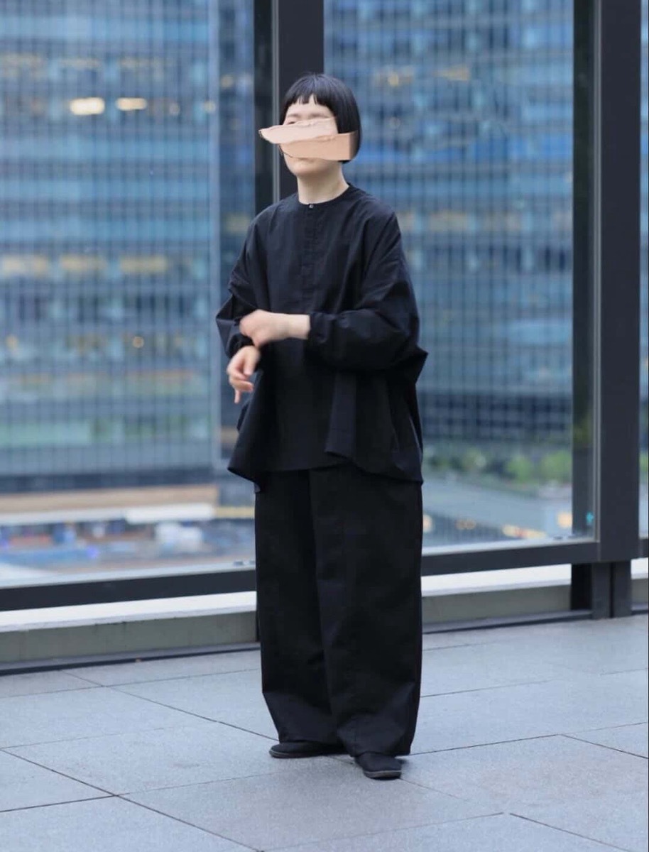 【予約】【aiさんコラボ】NARU(ナル) ふんわりローン 比翼ワイドブラウス 6w-ai-03