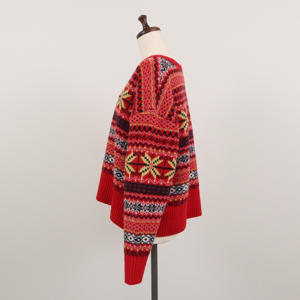 NARU(ナル) タスマニアラム フェアアイルニット 665620