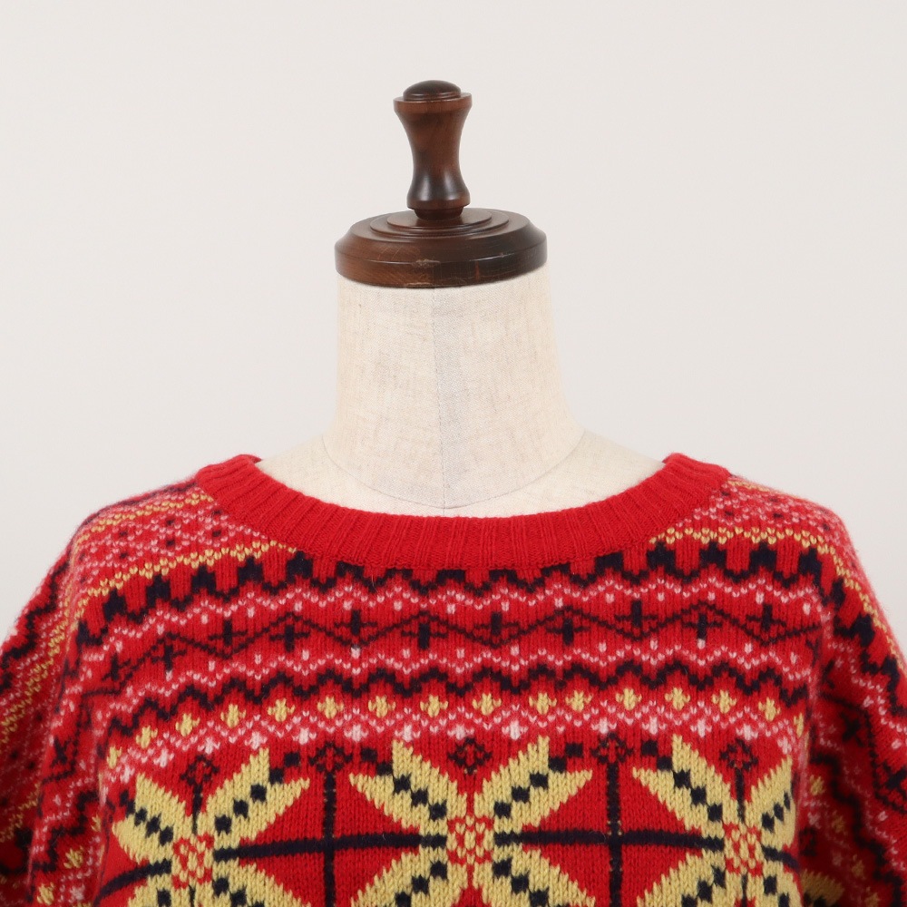 NARU(ナル) タスマニアラム フェアアイルニット 665620