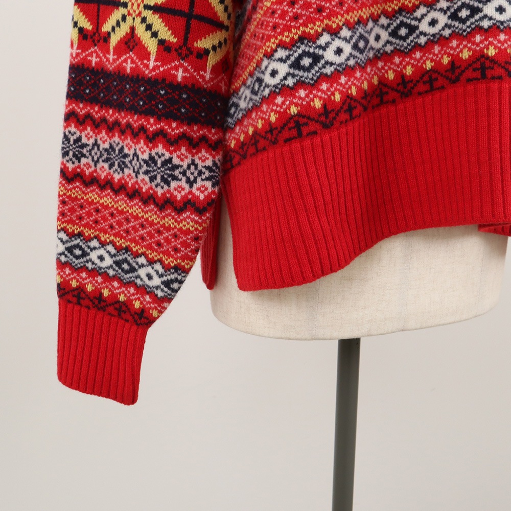 NARU(ナル) タスマニアラム フェアアイルニット 665620