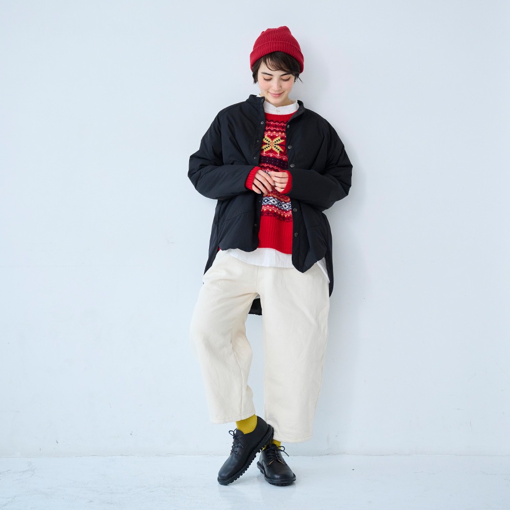 NARU(ナル) タスマニアラム フェアアイルニット 665620