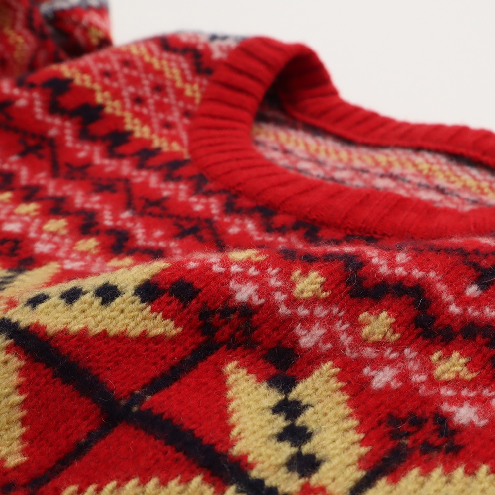 NARU(ナル) タスマニアラム フェアアイルニット 665620