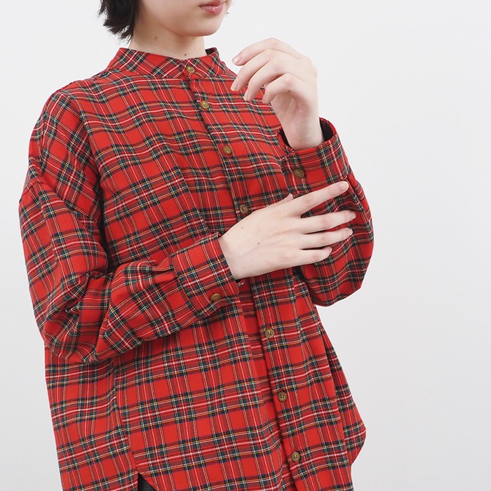 NARU(ナル)  ロイヤルタータン スミスシャツ 656910
