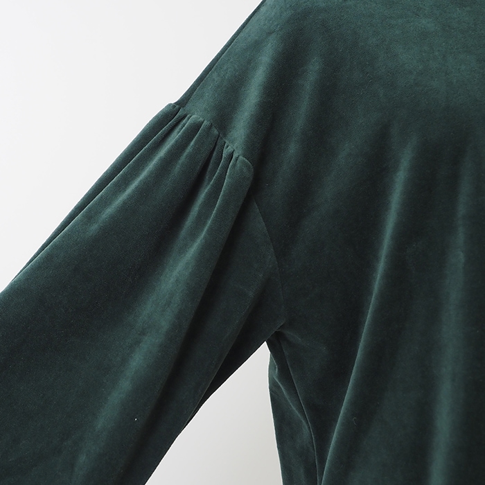 NARU(ナル) ヴィンテージベロア ギャザースリーブPO 656222