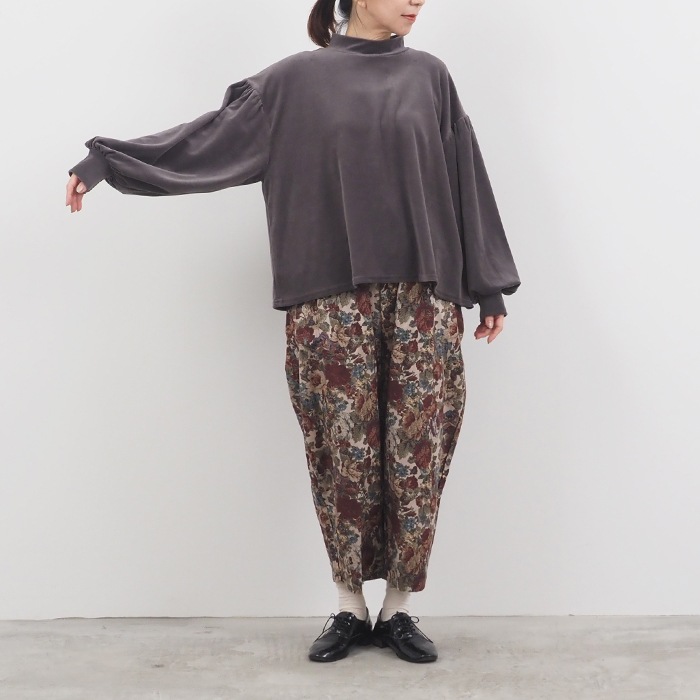 NARU(ナル) ヴィンテージベロア ギャザースリーブPO 656222