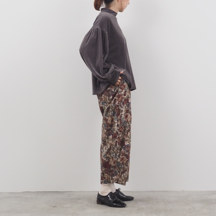 NARU(ナル) ヴィンテージベロア ギャザースリーブPO 656222