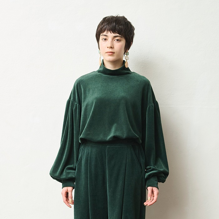 NARU(ナル) ヴィンテージベロア ギャザースリーブPO 656222