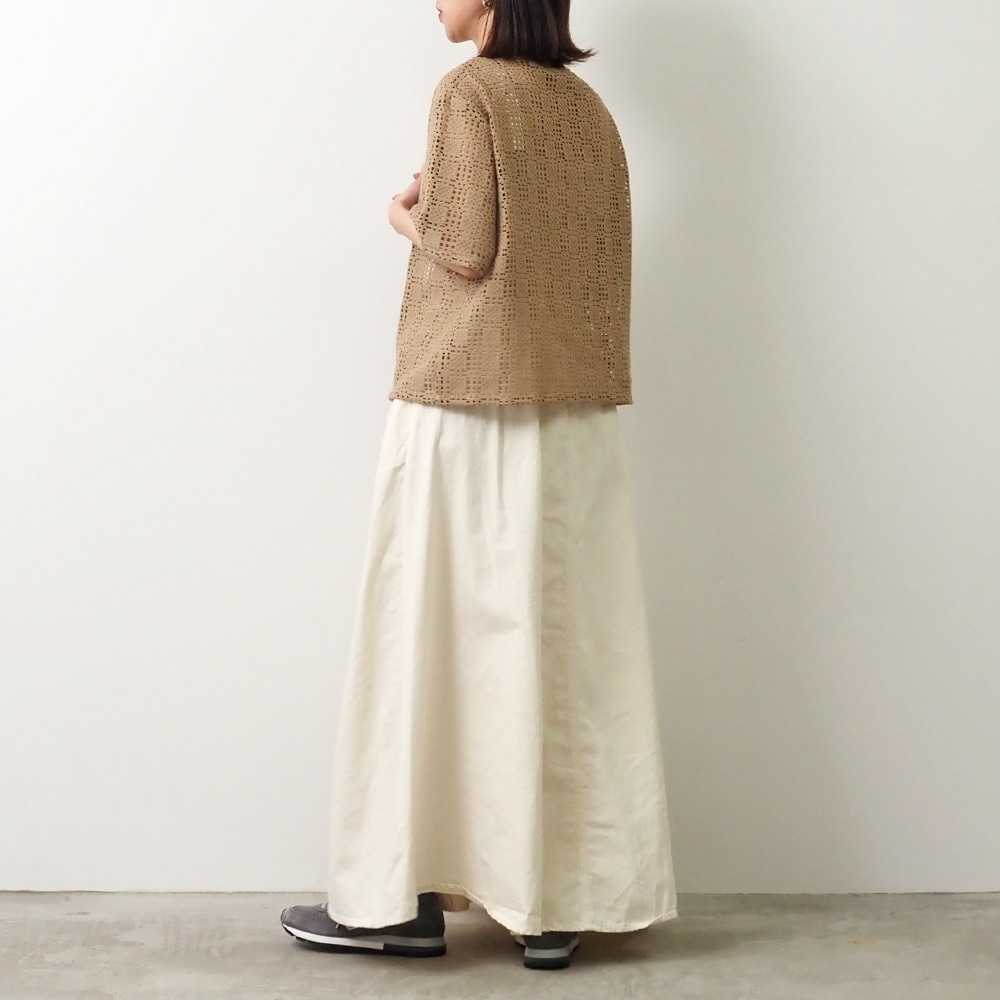 NARU(ナル) 8ozムラデニム ノッポスカート 663810