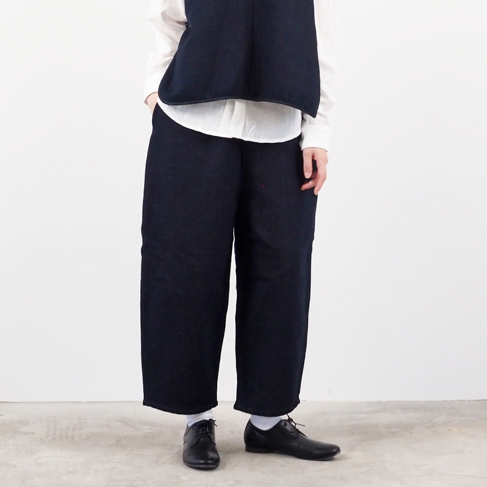 NARU(ナル) ムラデニム裏起毛 エッグパンツ 6668251