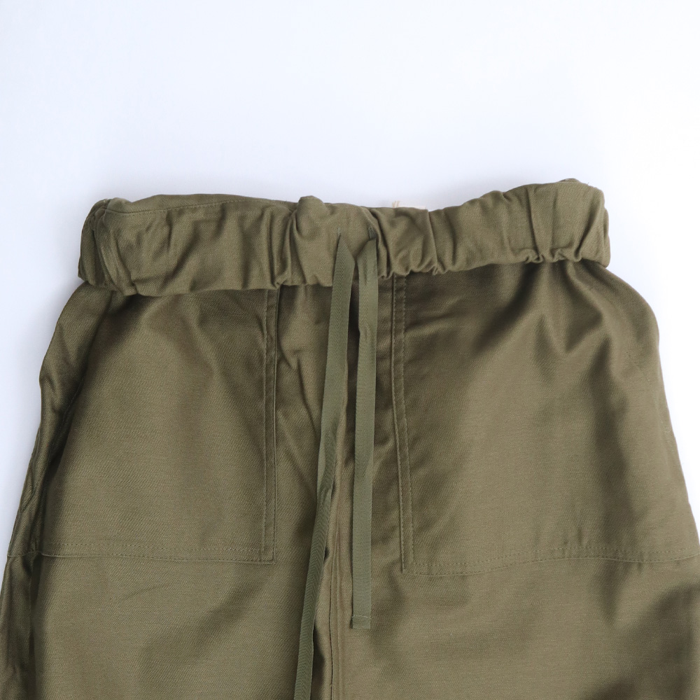 NARU(ナル) ムラ糸ミリタリーバックサテン ベイカースカート 666817