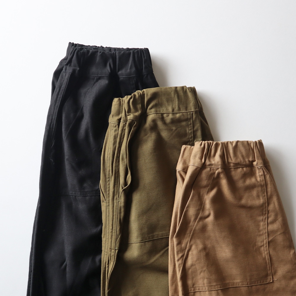 NARU(ナル) ムラ糸ミリタリーバックサテン ベイカースカート 666817