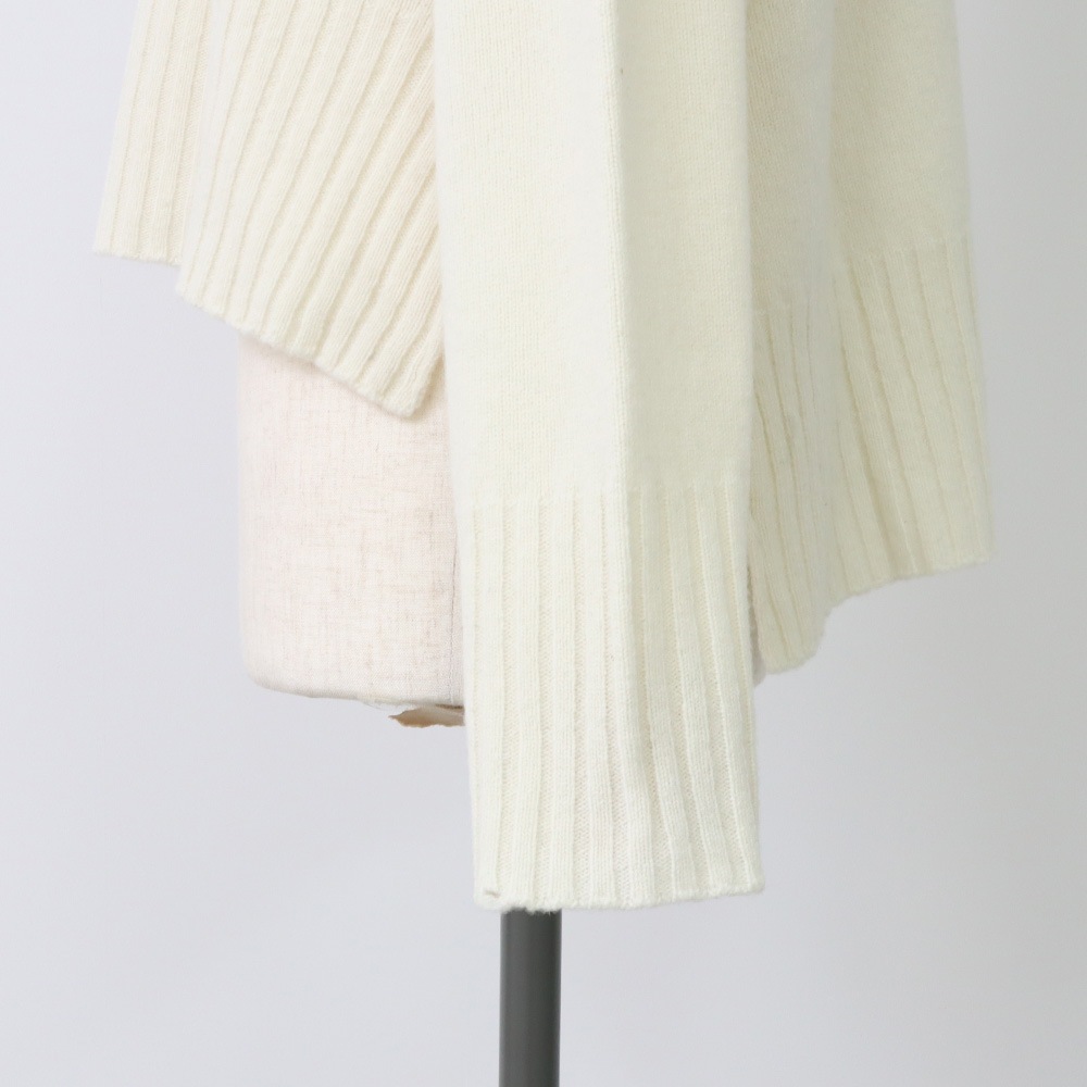 【予約】【aiさんコラボ】 NARU(ナル)タスマニアラム ワイドニット 6W-ai-01