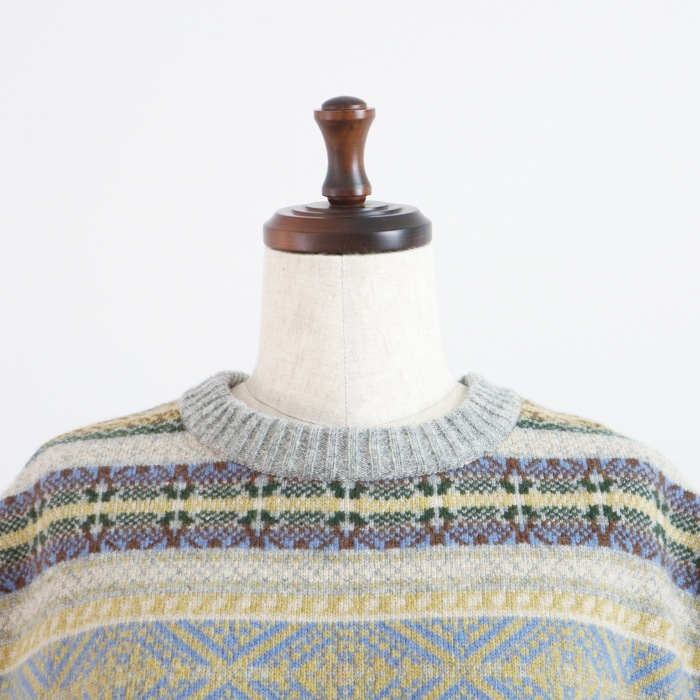 NARU(ナル) リシェス フェアアイル柄 ニットベスト 652710