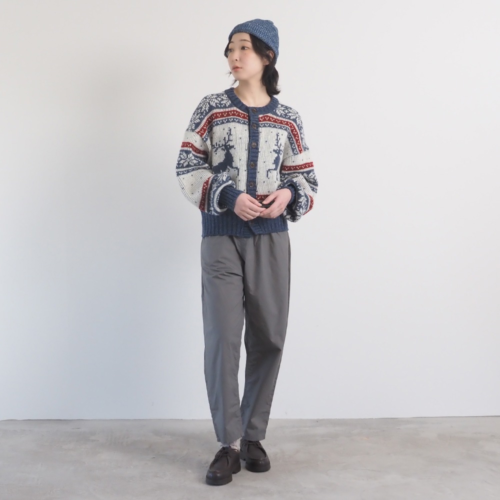 NARU(ナル) ドーゼットエアーヤーンカウチンニットカーデ 668405