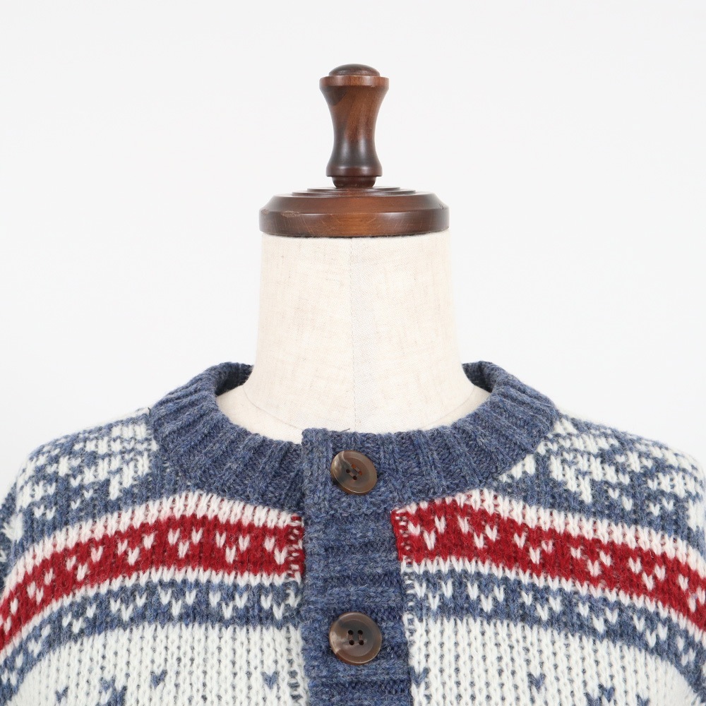 NARU(ナル) ドーゼットエアーヤーンカウチンニットカーデ 668405