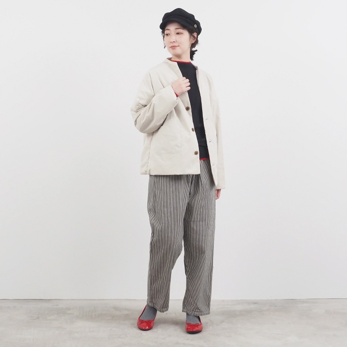NARU(ナル) 8ozカラーヒッコリー コージーパンツ 655821