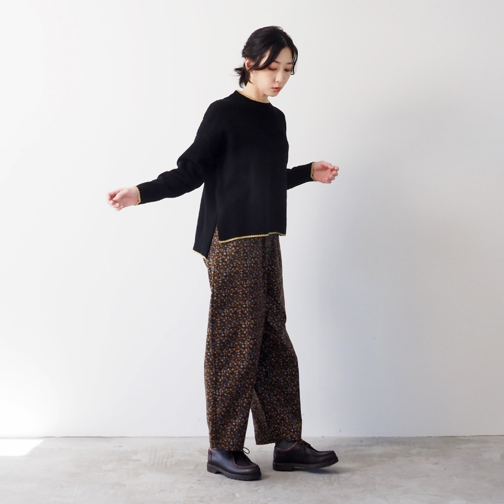 NARU(ナル) タスマニアラム バイカラーコモドニット 650600-A