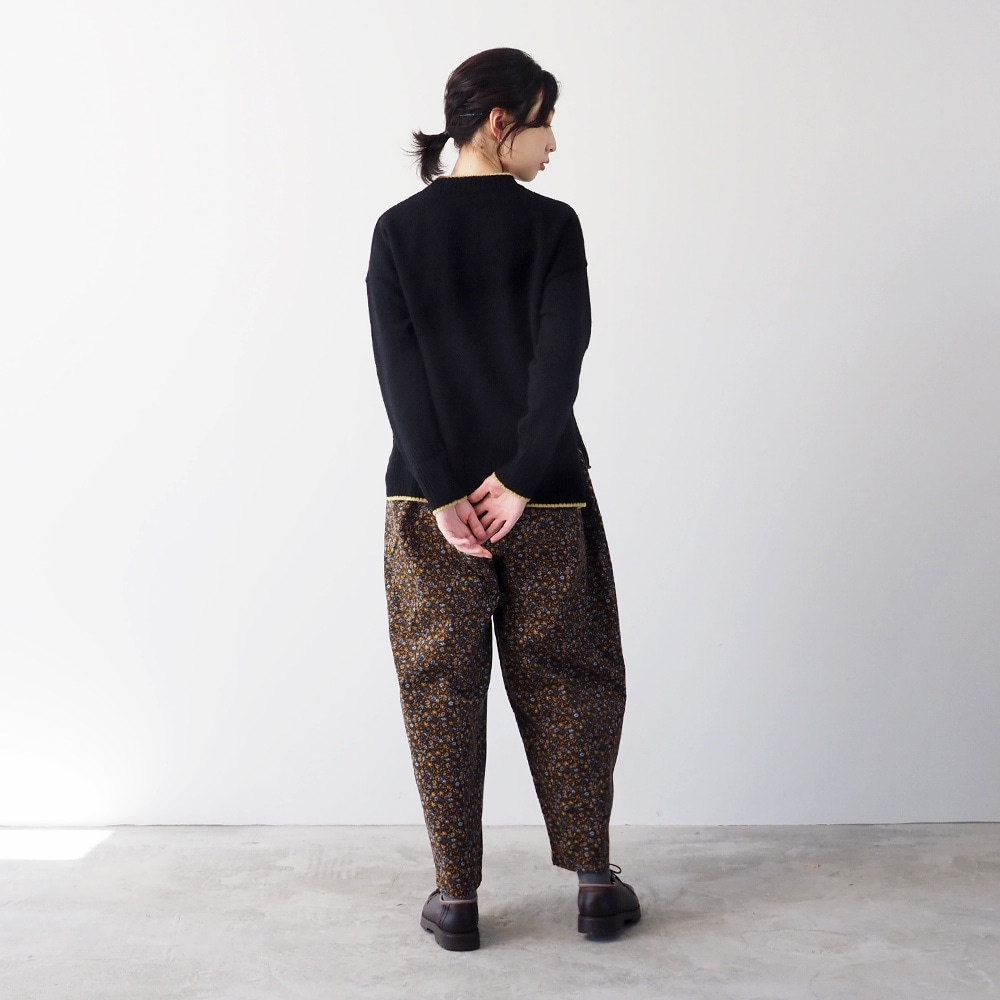 NARU(ナル) タスマニアラム バイカラーコモドニット 650600-A