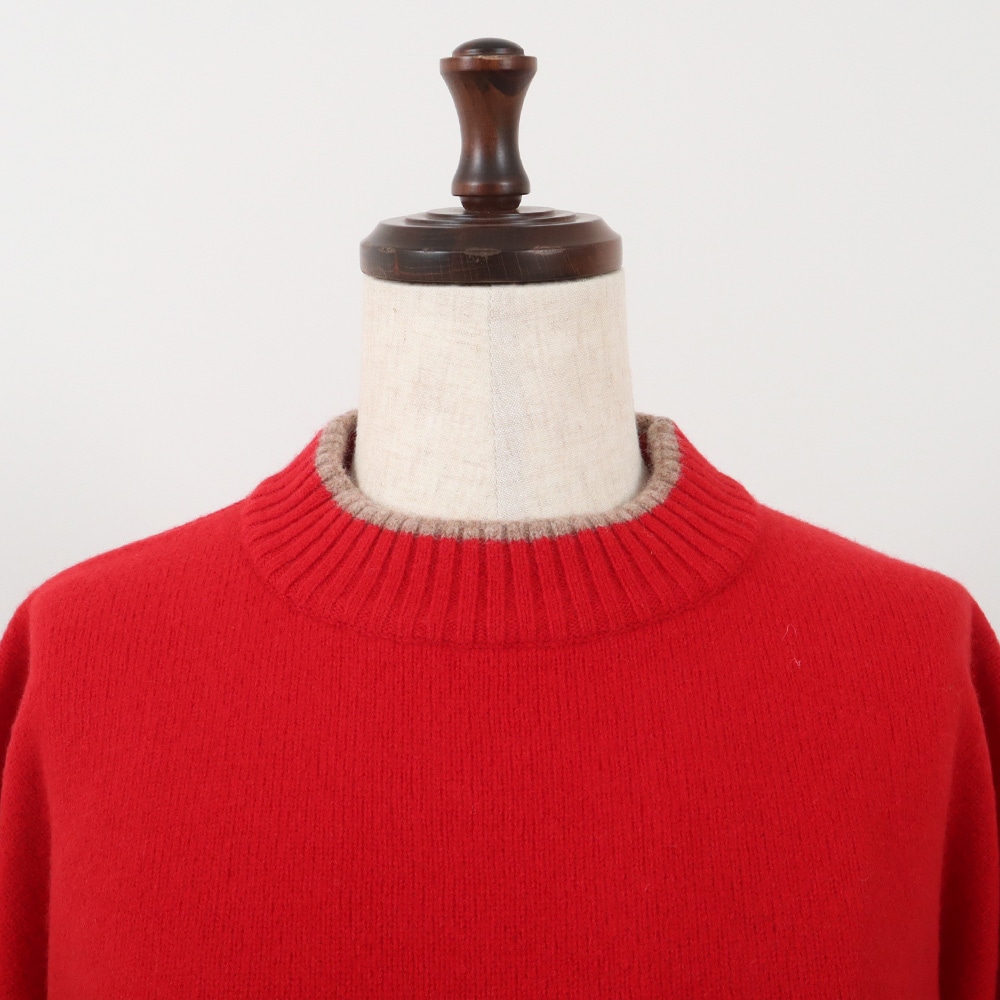 NARU(ナル) タスマニアラム バイカラーコモドニット 650600-A