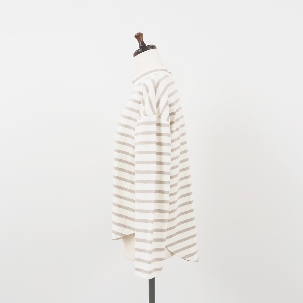 NARU(ナル) デラヴェボーダー モックネックシャツ 665215