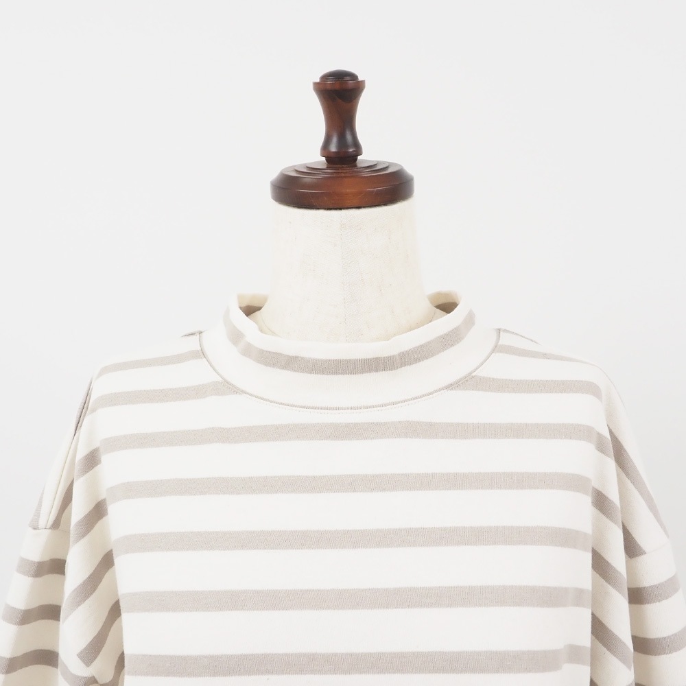 NARU(ナル) デラヴェボーダー モックネックシャツ 665215