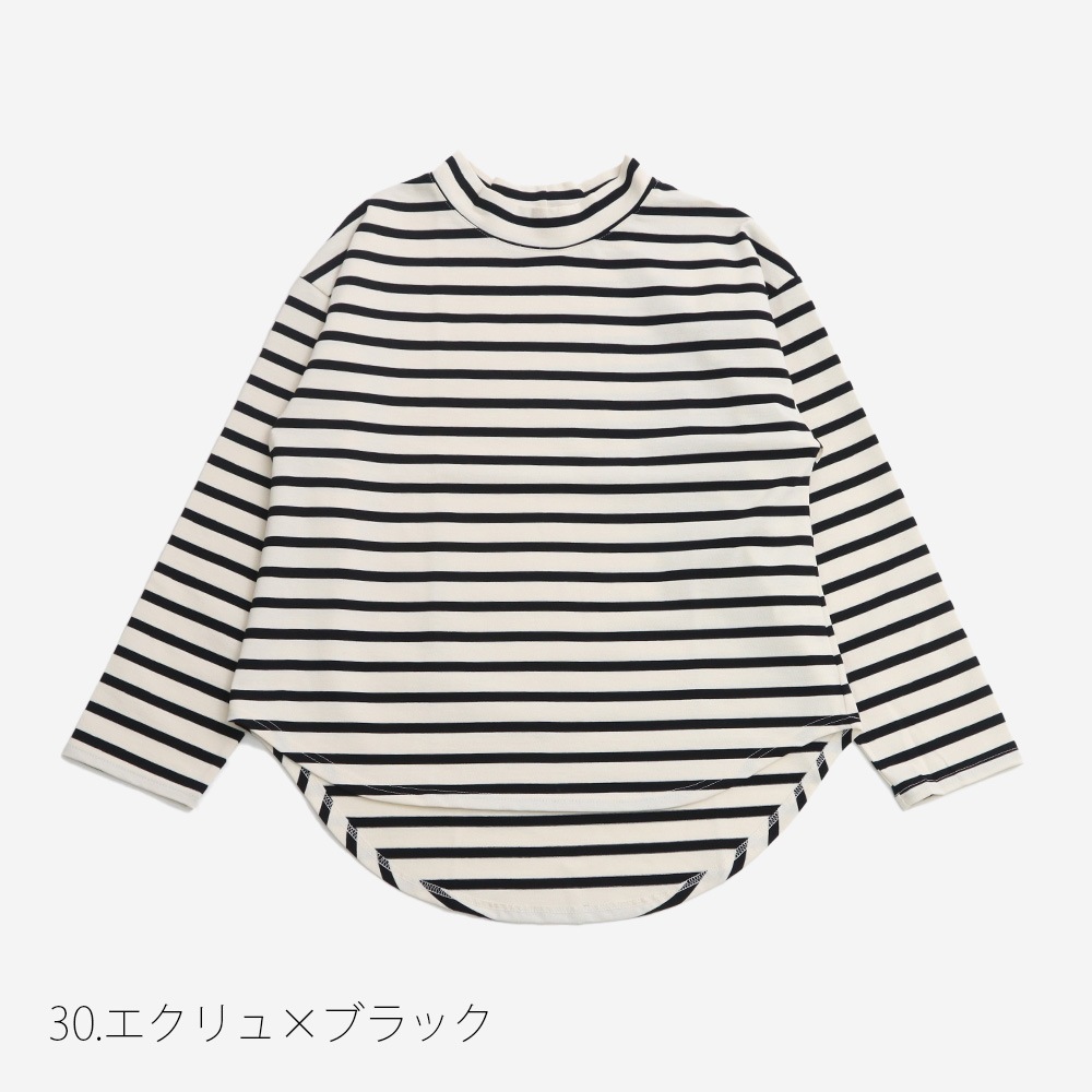 NARU(ナル) デラヴェボーダー モックネックシャツ 665215