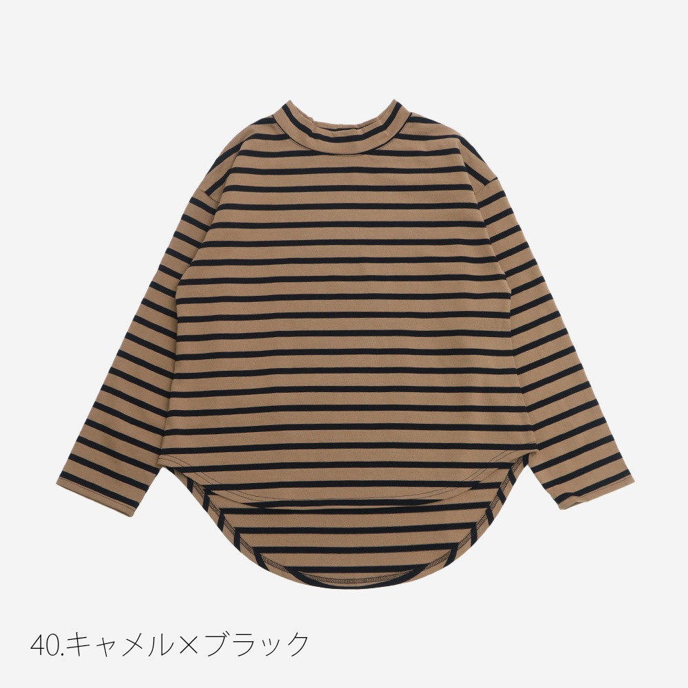 NARU(ナル) デラヴェボーダー モックネックシャツ 665215