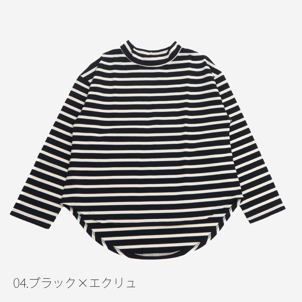 NARU(ナル) デラヴェボーダー モックネックシャツ 665215