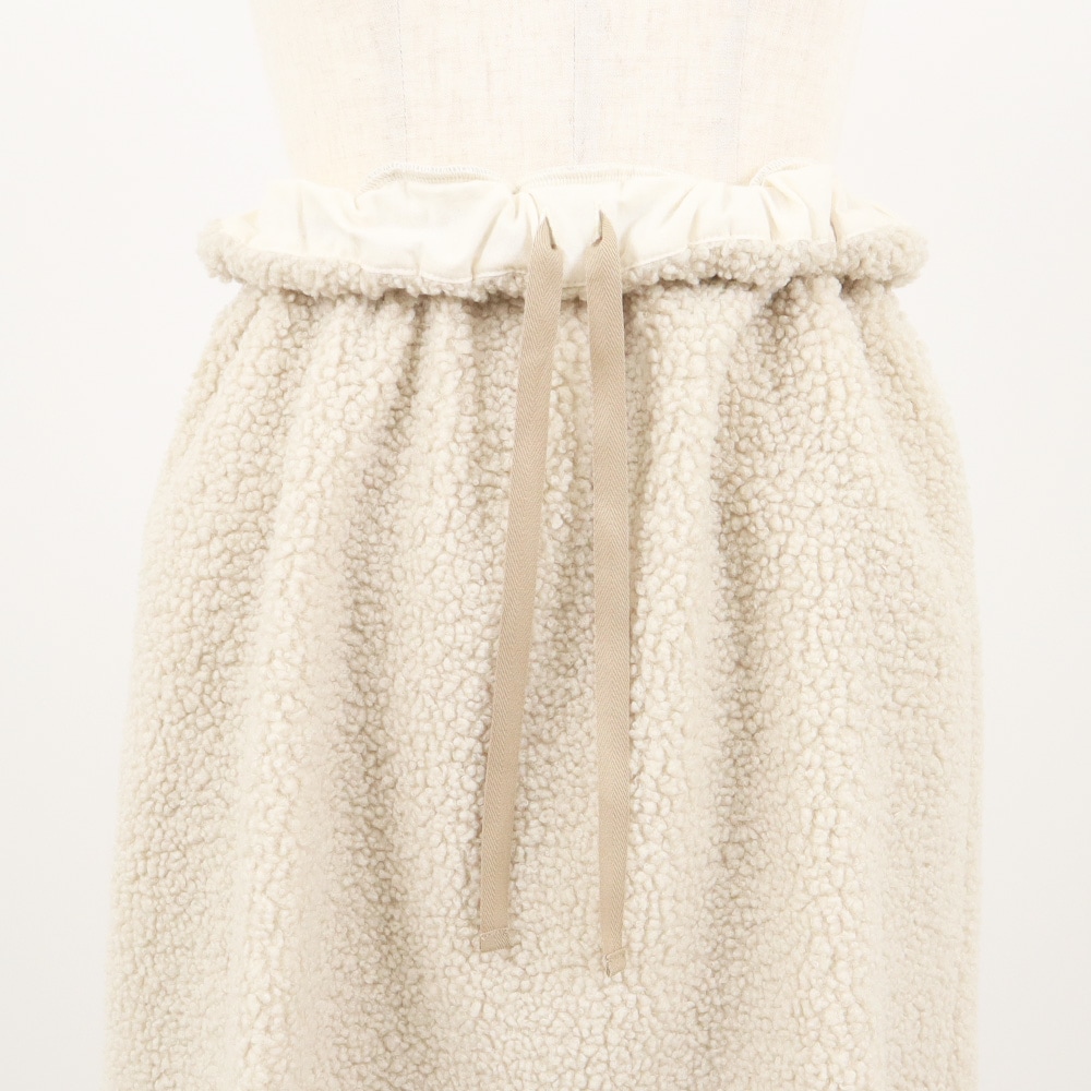 NARU(ナル) もこもこプードルパイル スカート 666017