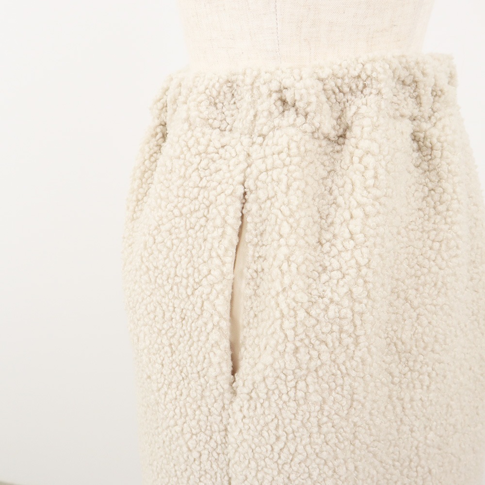 NARU(ナル) もこもこプードルパイル スカート 666017