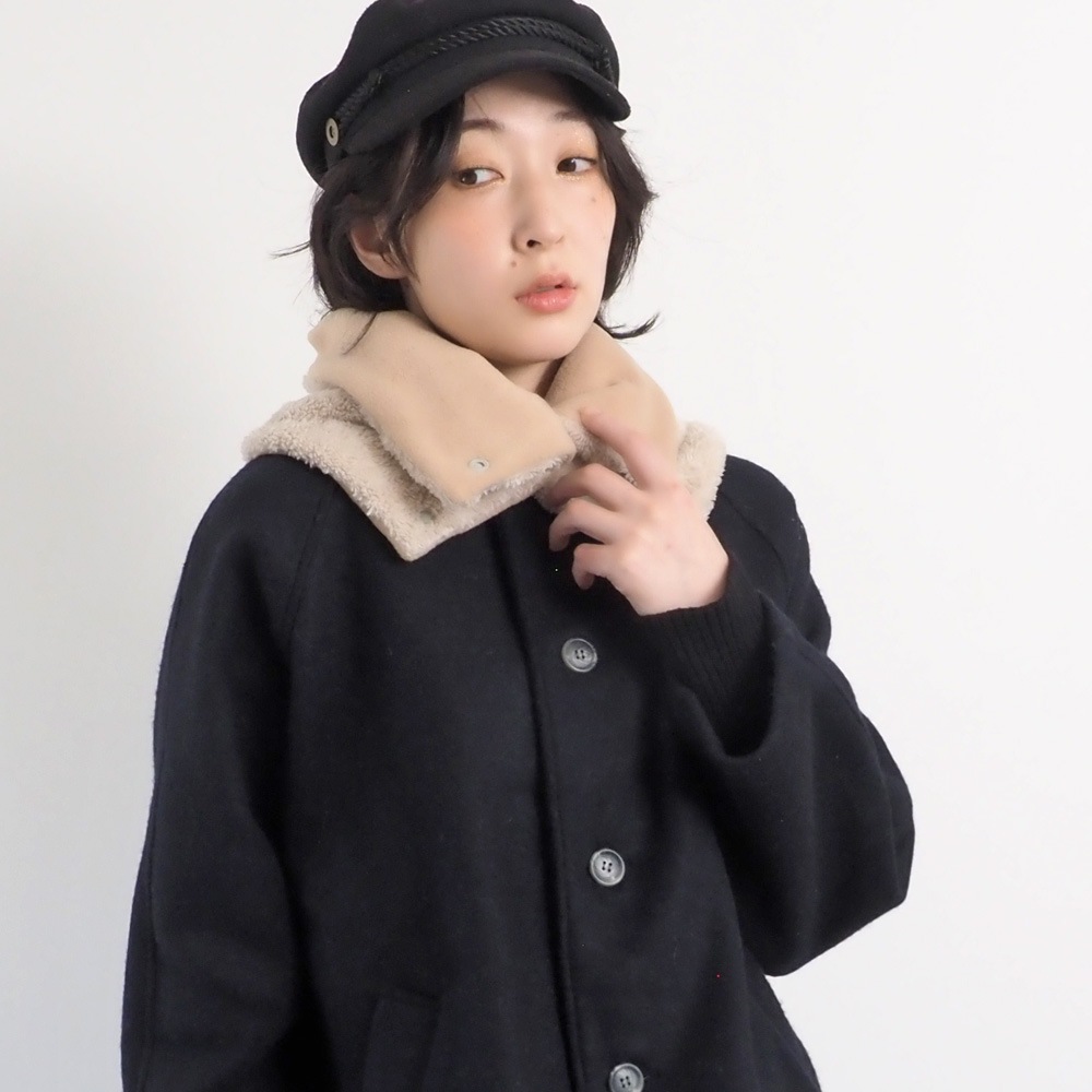 NARU(ナル) 珊瑚フリース ネックウォーマー 668202