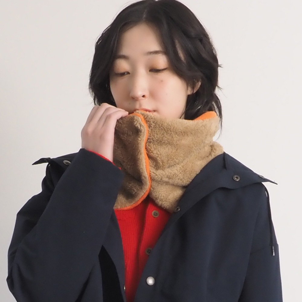 NARU(ナル) 珊瑚フリース ネックウォーマー 668202