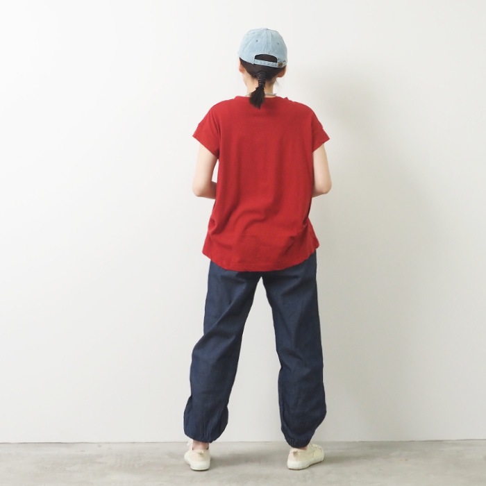 NARU(ナル) ムラ糸リサイクル天竺コクーンT 649055