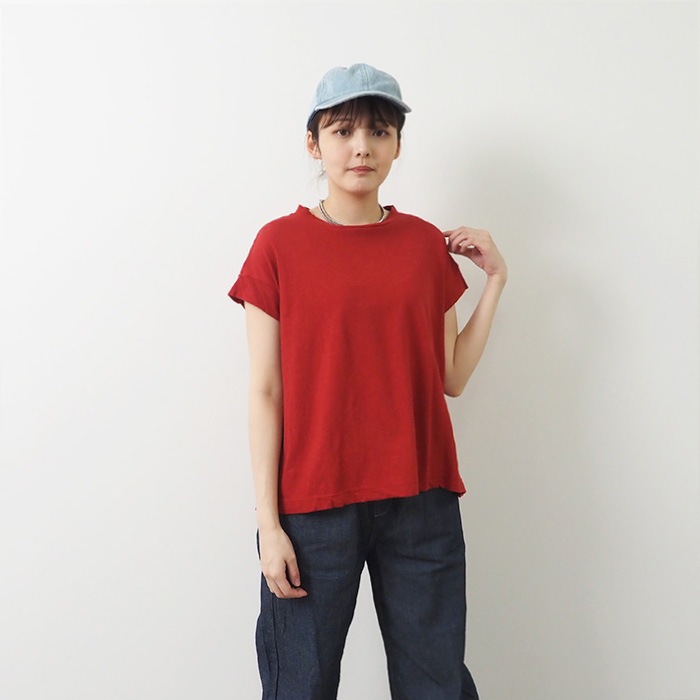 NARU(ナル) ムラ糸リサイクル天竺コクーンT 649055