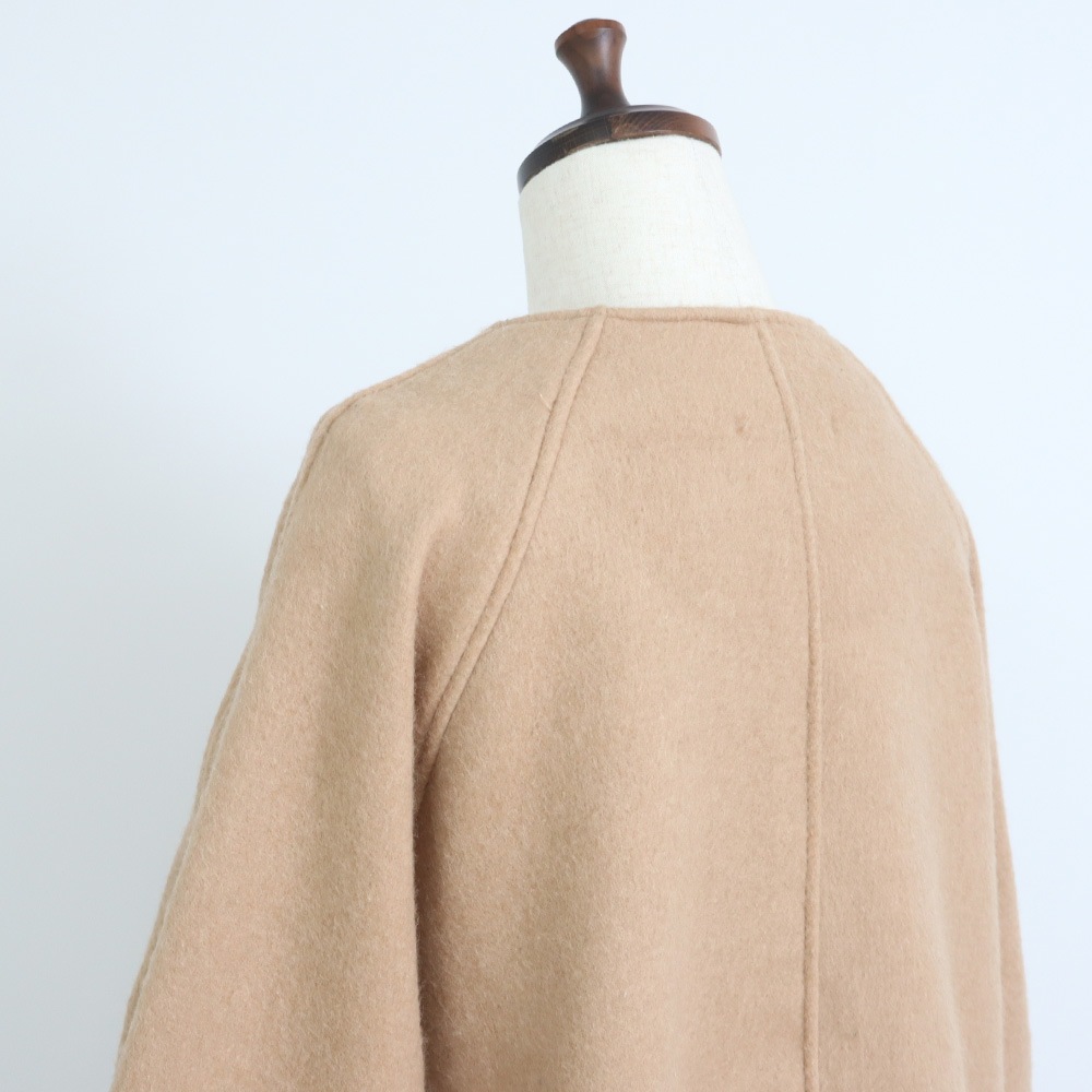 NARU(ナル) ダブルフェイスメルトン ラグランコート 668921