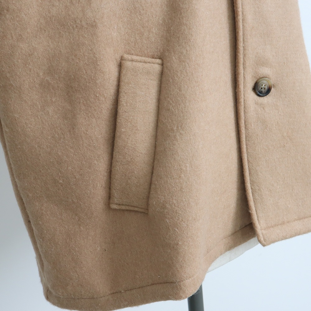 NARU(ナル) ダブルフェイスメルトン ラグランコート 668921