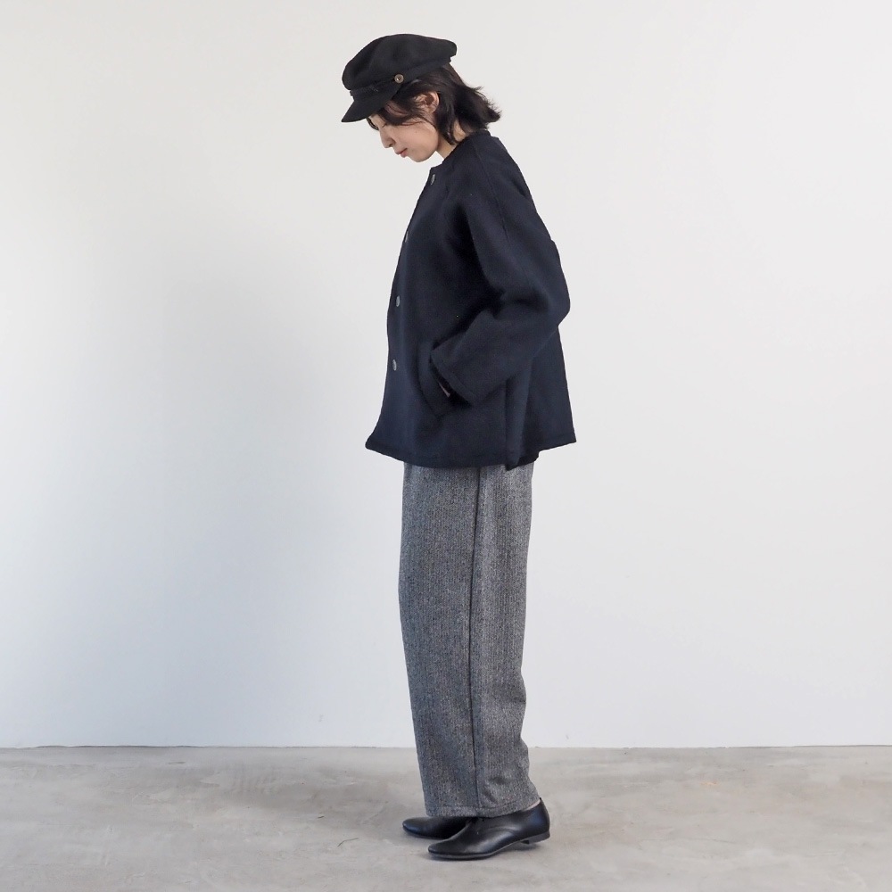 NARU(ナル) ダブルフェイスメルトン ラグランコート 668921