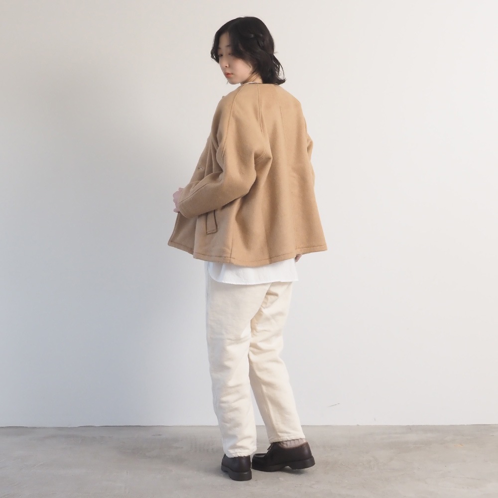 NARU(ナル) ダブルフェイスメルトン ラグランコート 668921