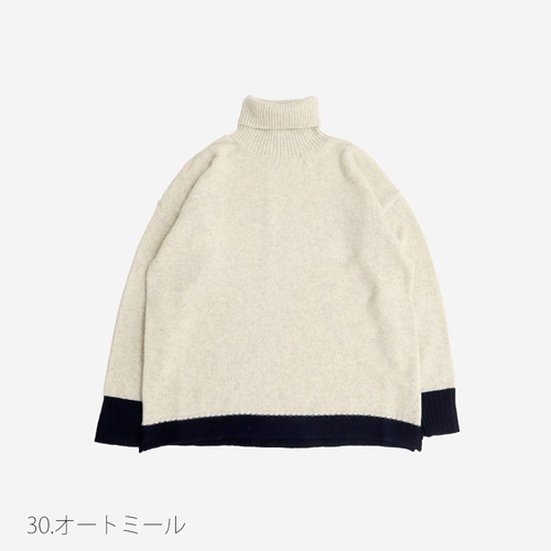 NARU(ナル) タスマニアラム 配色ニット 650650