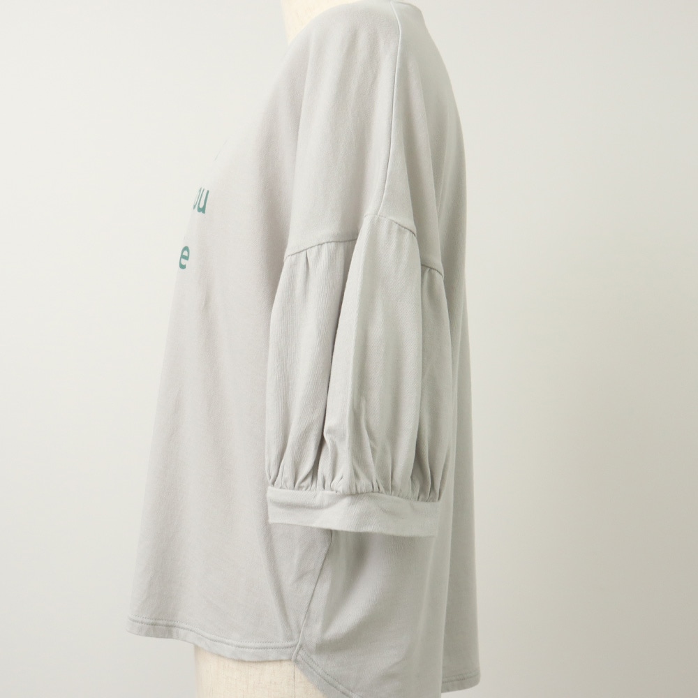 NARU(ナル) ナチュラルソフト天竺 ClothesプリントT 662025