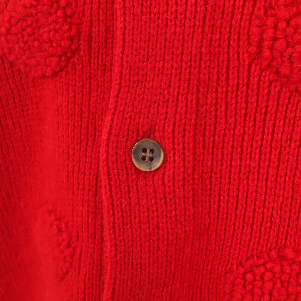 NARU(ナル) タスマニアラム パイルドットニットカーデ 666610