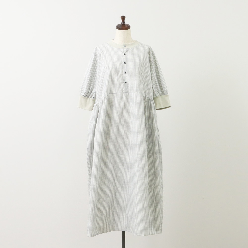 NARU(ナル) 綿麻タイプライターチェック&ストライプ ハンドベル