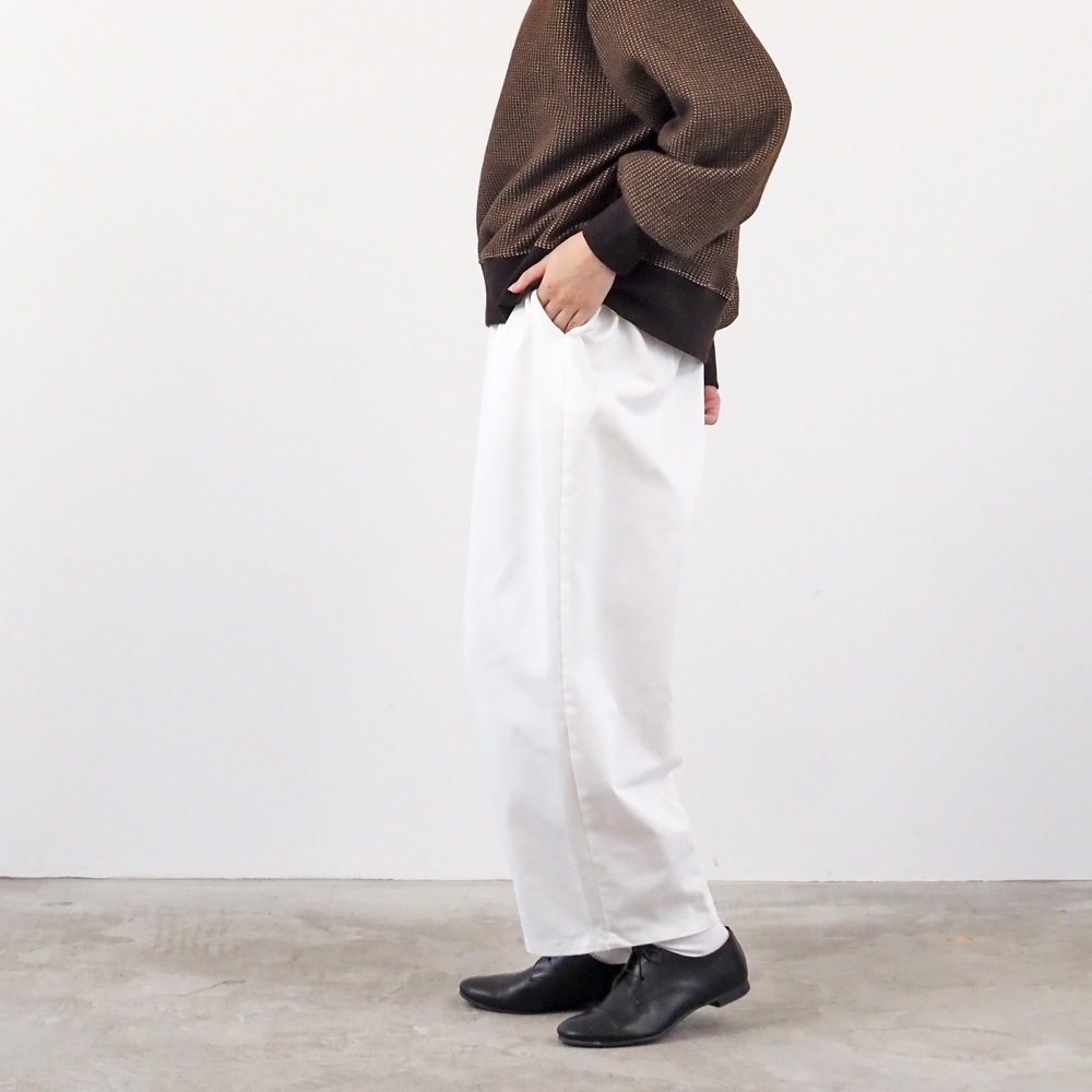 【aiさんコラボ】NARU(ナル) ポリエステルコットンツイルストレッチ コクーンパンツ