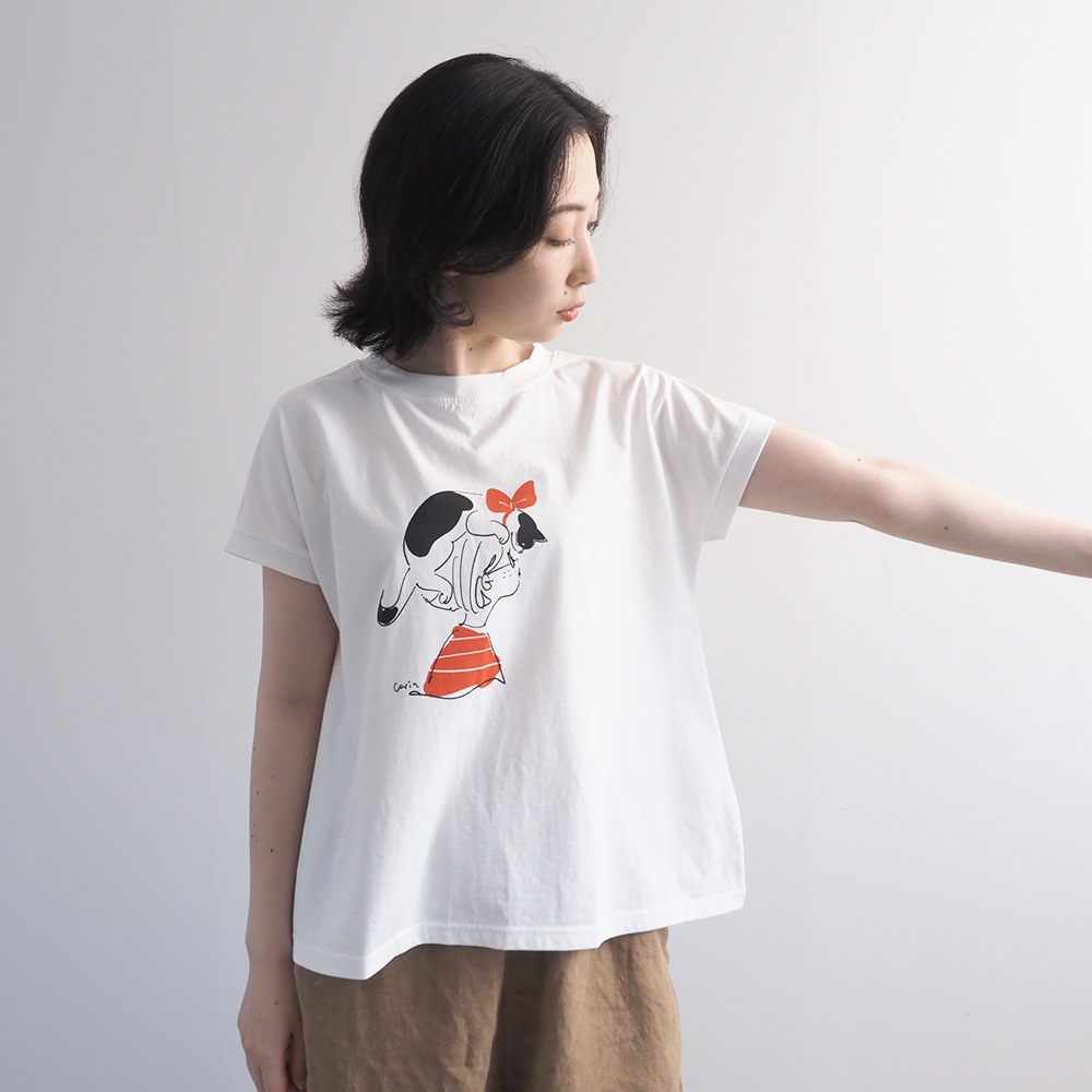 ▼ KUMA.NA様オーダー専用ページ△ NARU(ナル) コンパクト天竺 おそろいのふたりミナミシャツ 672010