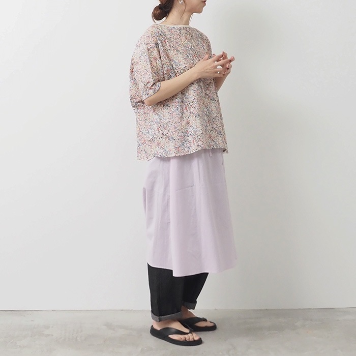 NARU(ナル) 80ローンミラクルウェーブ 2WAY バトーブラウス 655931