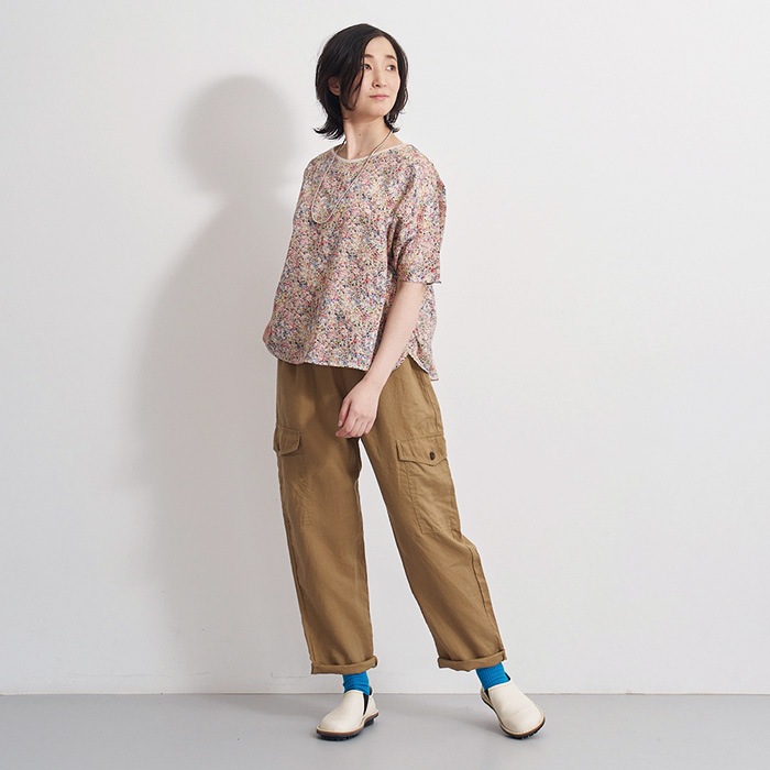 NARU(ナル) 80ローンミラクルウェーブ 2WAY バトーブラウス 655931