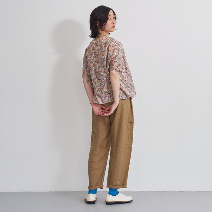 NARU(ナル) 80ローンミラクルウェーブ 2WAY バトーブラウス 655931