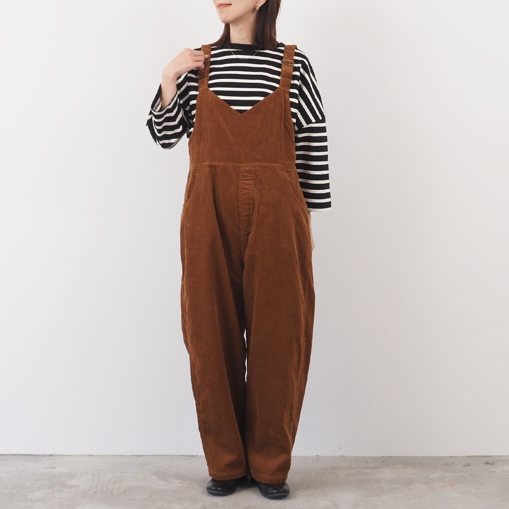 WEB限定！NARU(ナル) コーデュロイ サロペット 6W8C01